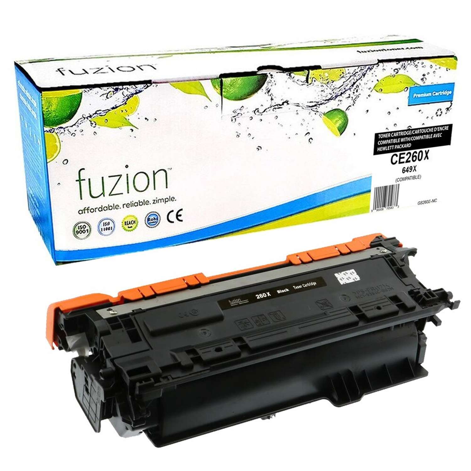 HP CE260X (649X) Compatible Toner Cartridge 