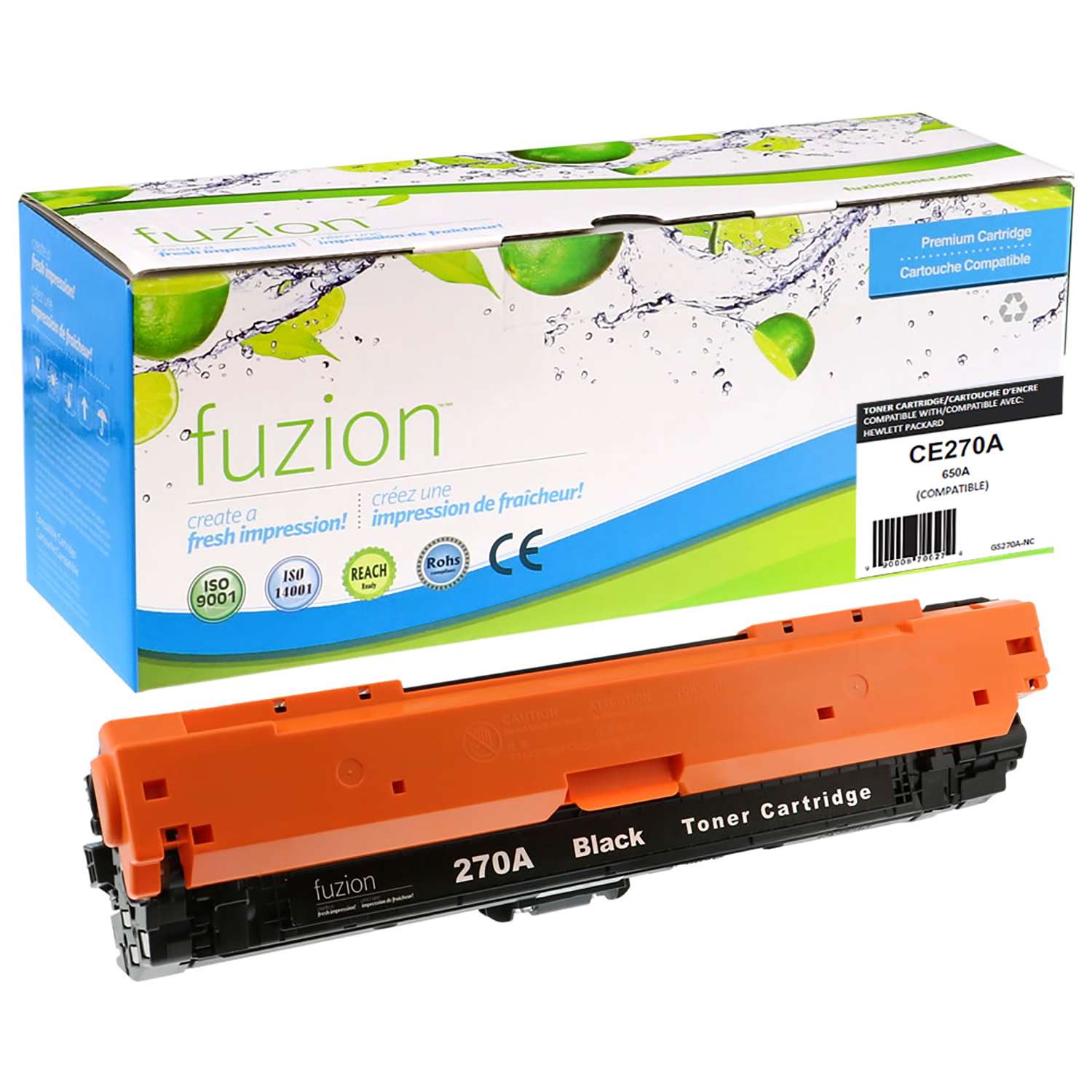 HP CE270A (650A) Compatible Toner Cartridge 