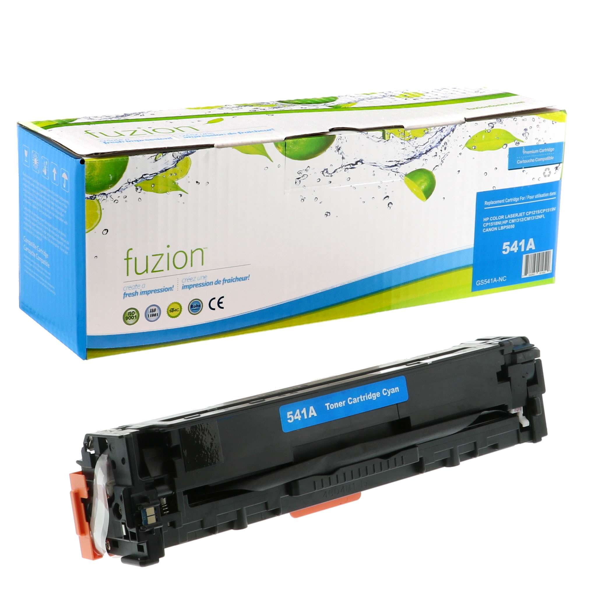 HP CB541A (125A) Compatible Toner Cartridge 