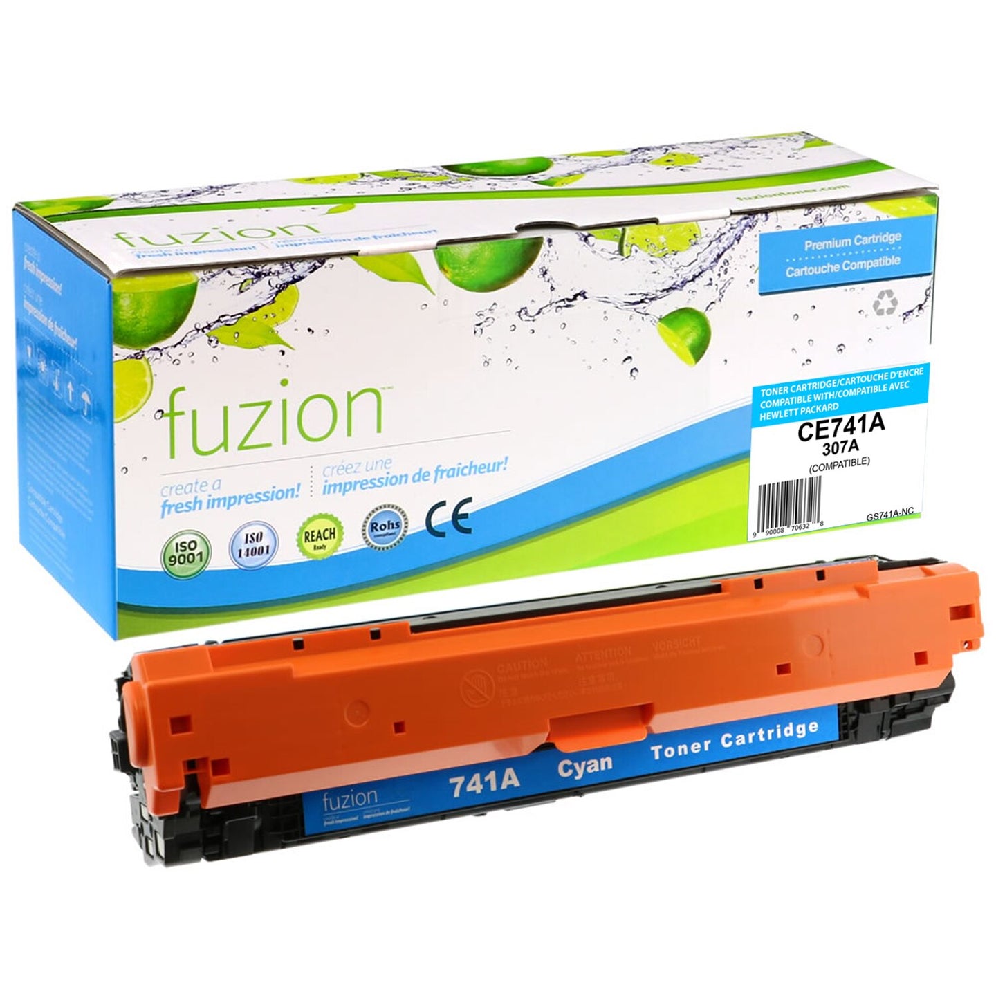 HP CE741A (307A) Compatible Toner Cartridge 