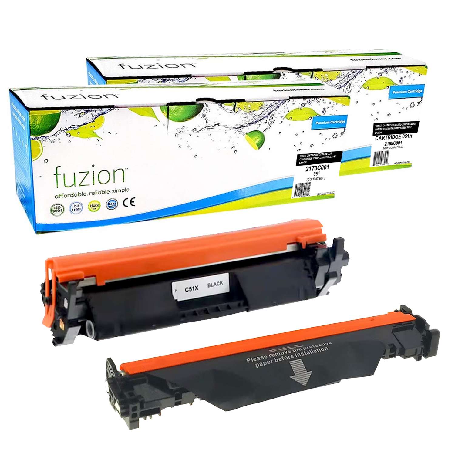 Canon 051H / 051DR Compatible HY Toner Cartridge & Drum Combo