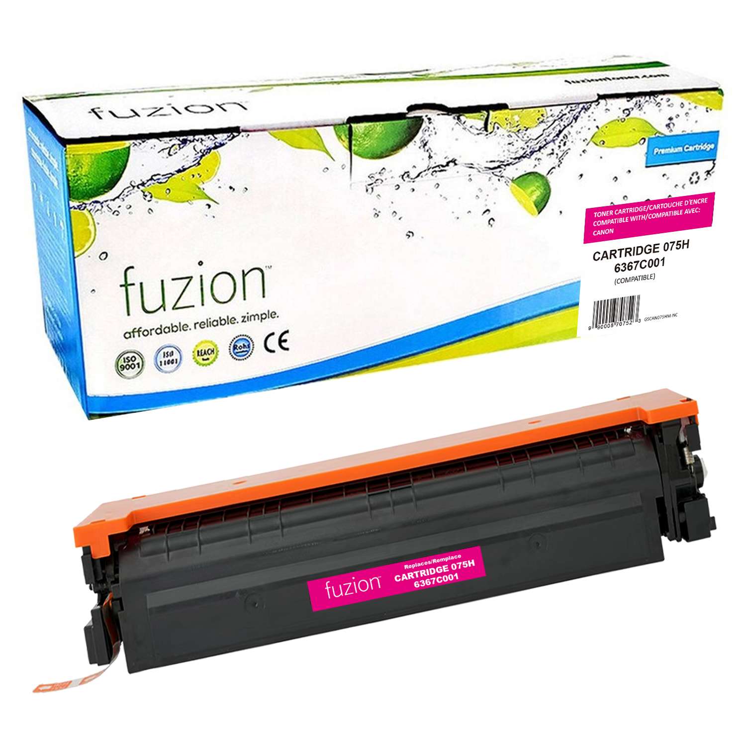 Canon 6367C001 (075H) Compatible Toner Cartridge