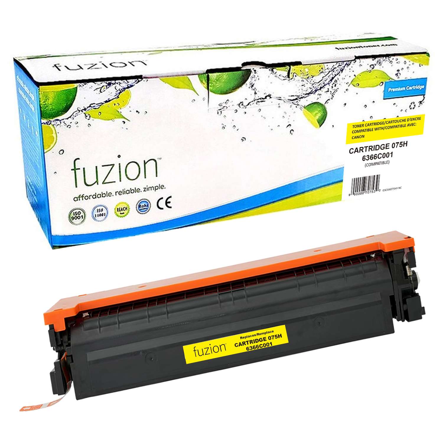 Canon 6366C001 (075H) Compatible Toner Cartridge