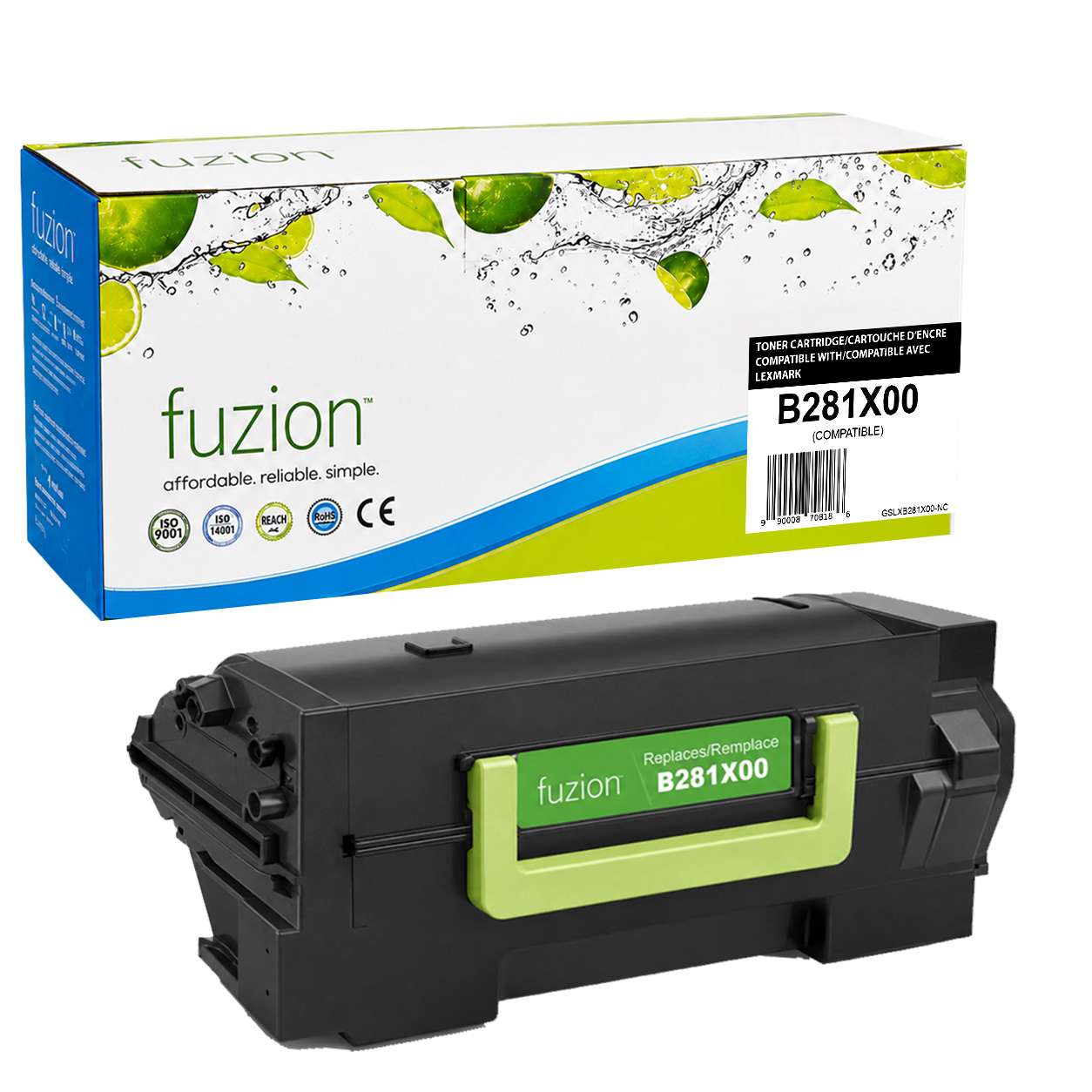 Lexmark B281X00 Compatible Toner Cartridge 