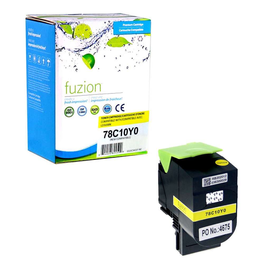 Lexmark 78C10Y0 Compatible Toner Cartridge 