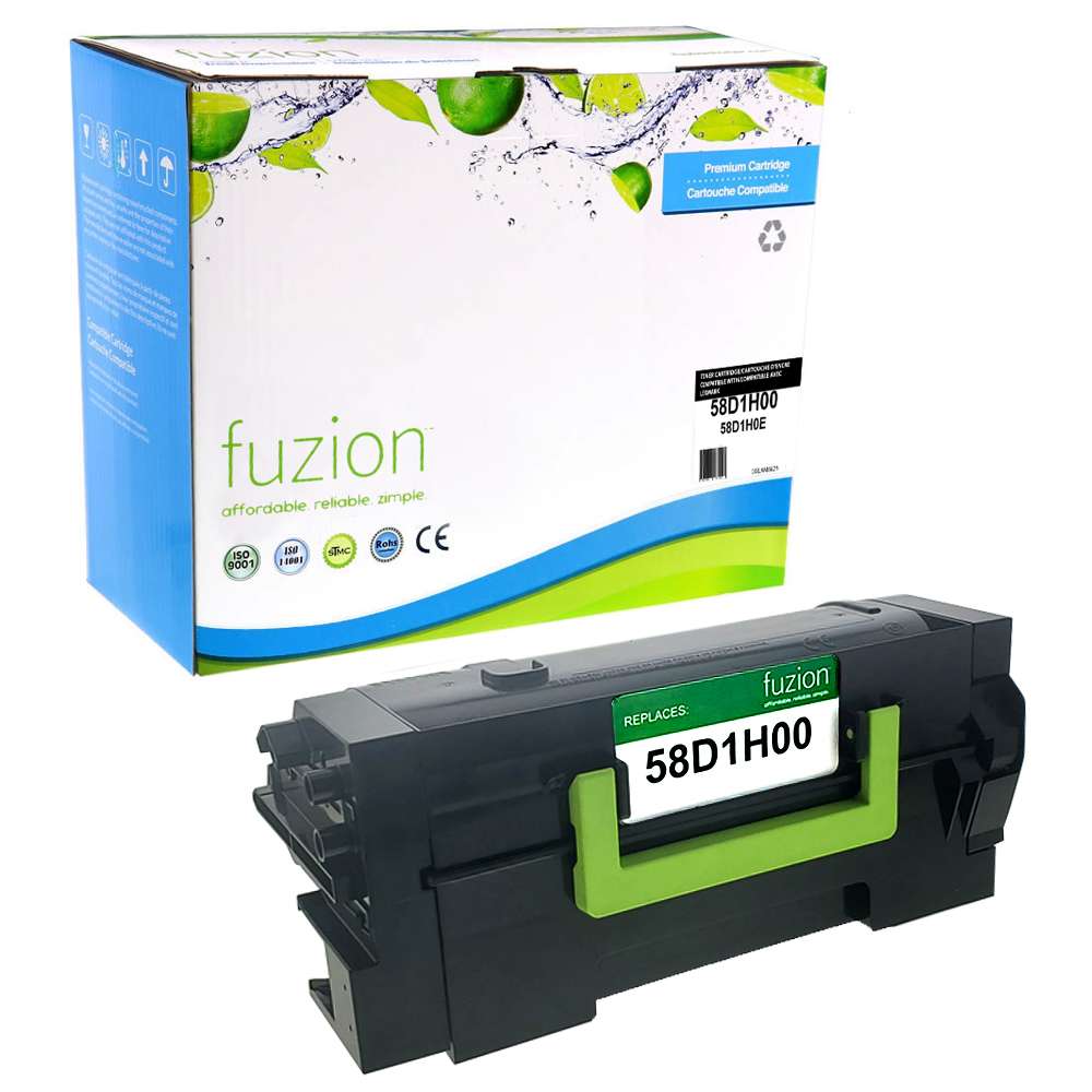 Lexmark 58D1H00 RemanufacturedToner Cartridge 