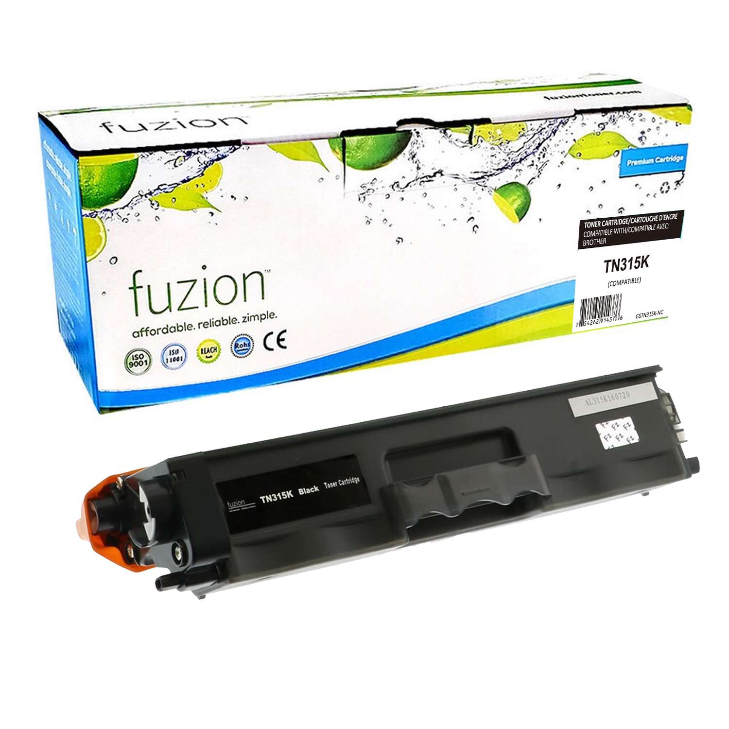 Brother TN315BK Compatible Toner Cartridge 