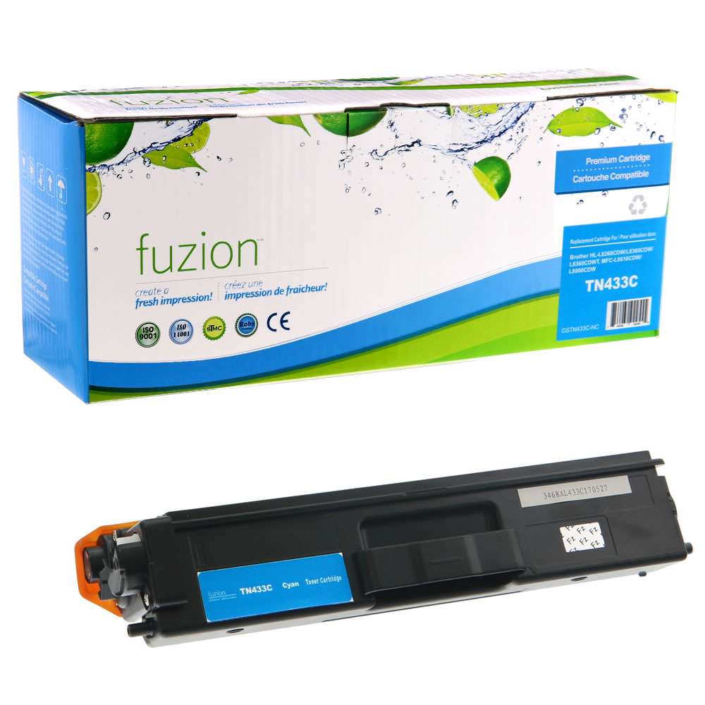 Brother TN433C Compatible Toner Cartridge 