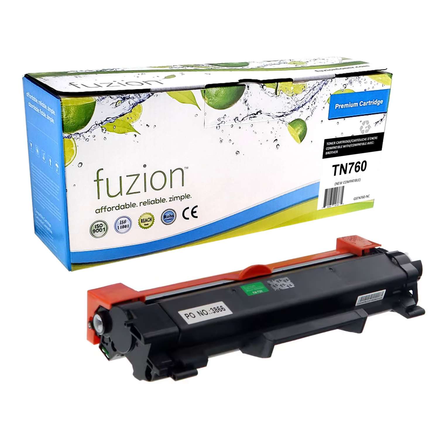 Brother TN760 Compatible Toner Cartridge