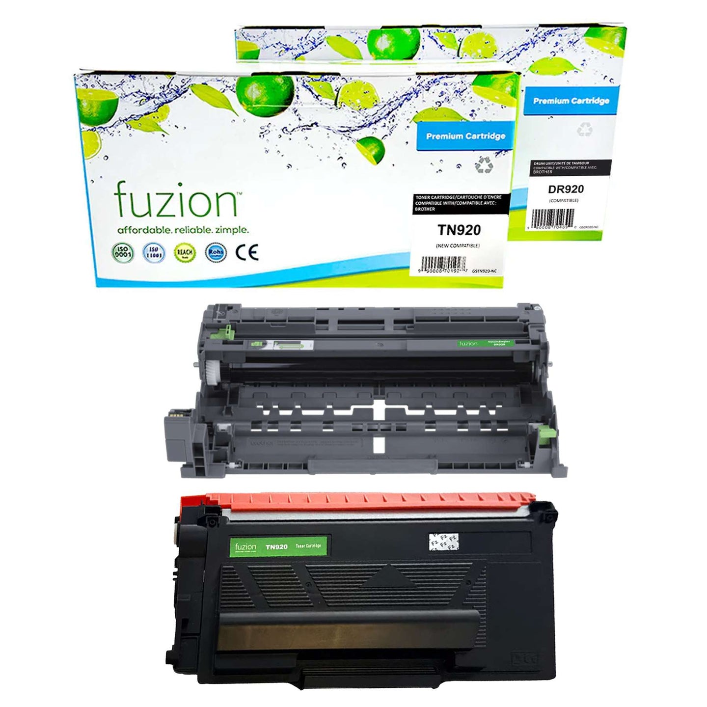 Brother TN920 / DR920 Compatible Toner Cartridge & Drum Combo