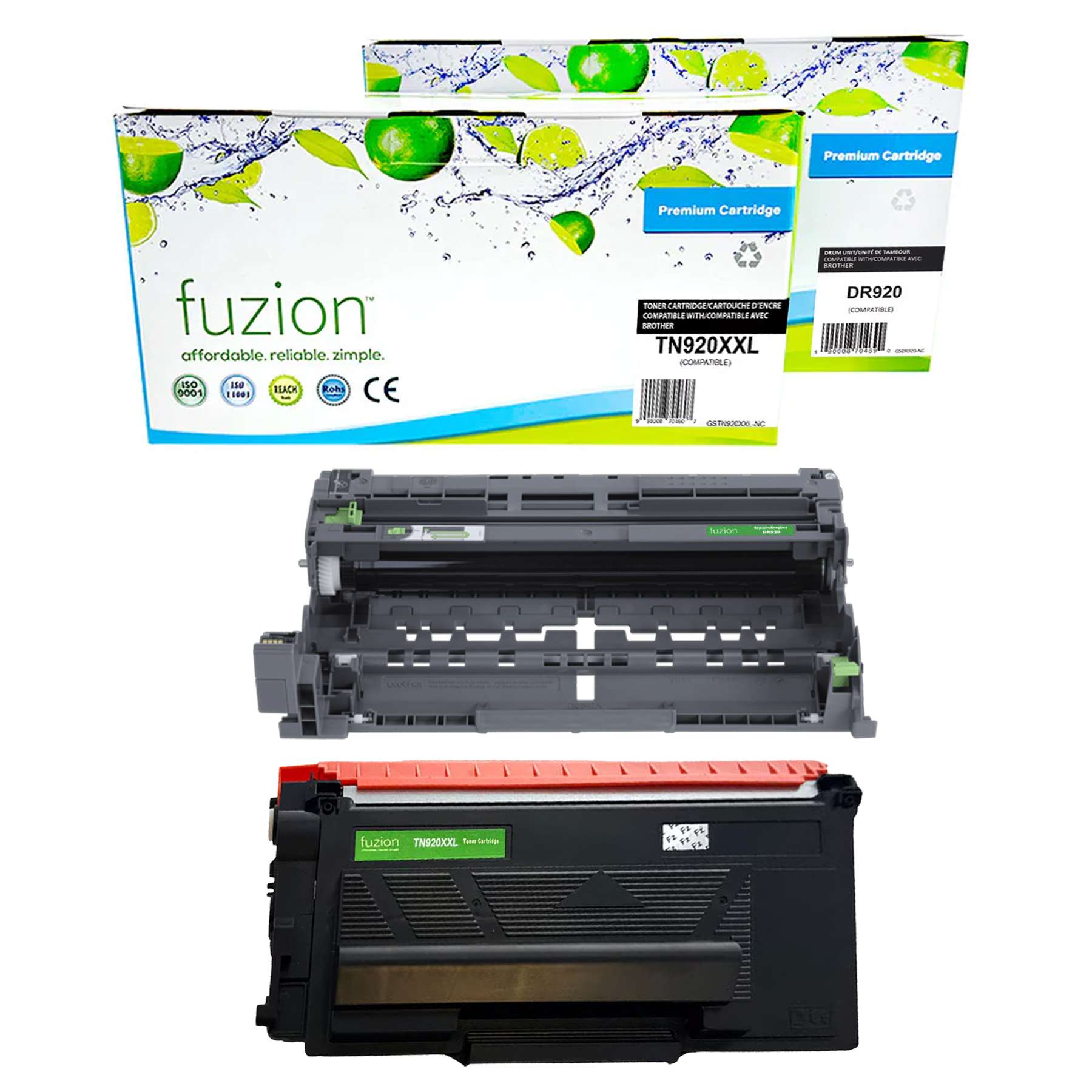 Brother TN920XXL / DR920 Compatible Toner Cartridge & Drum Combo