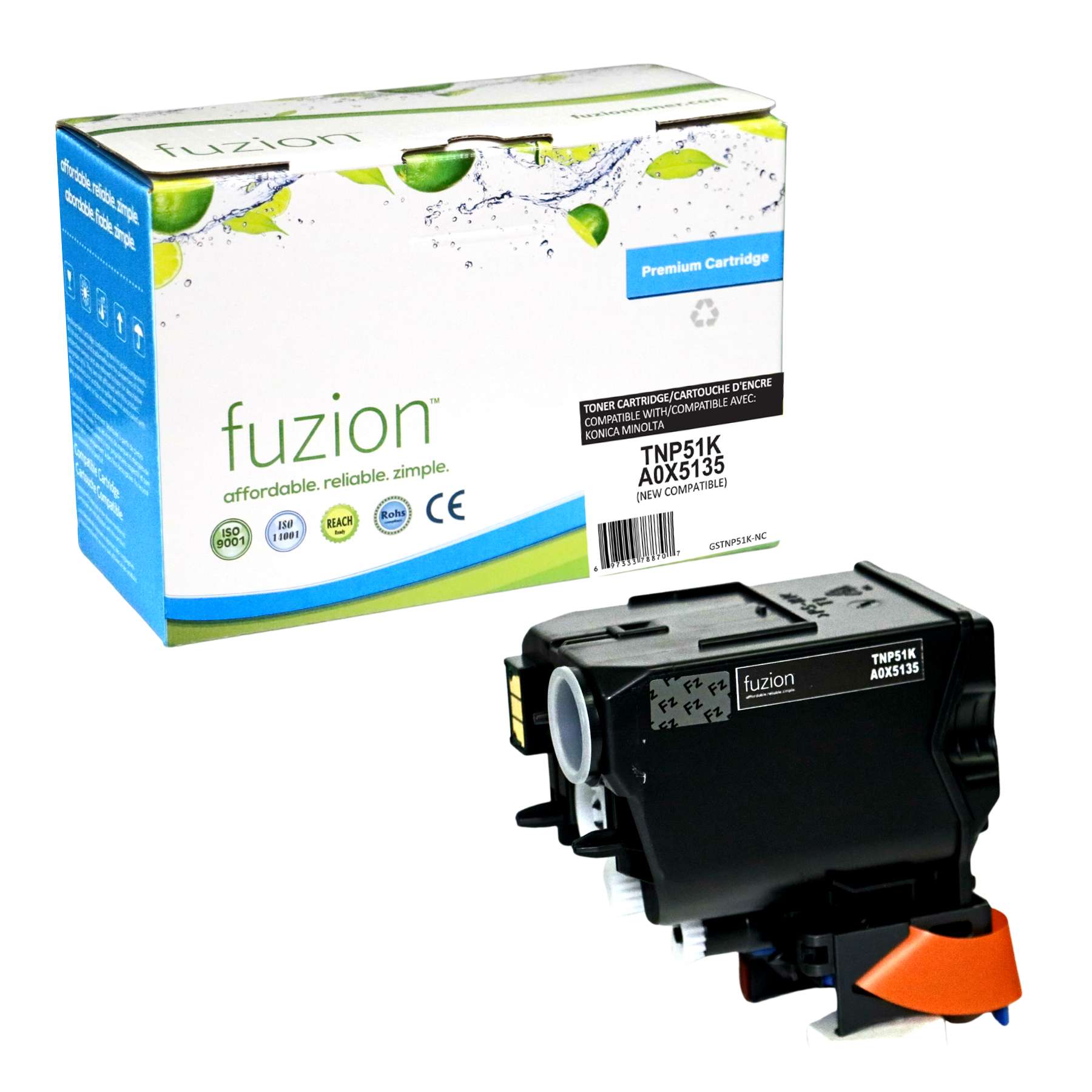 Konica Minolta TNP51K Compatible Toner Cartridge 