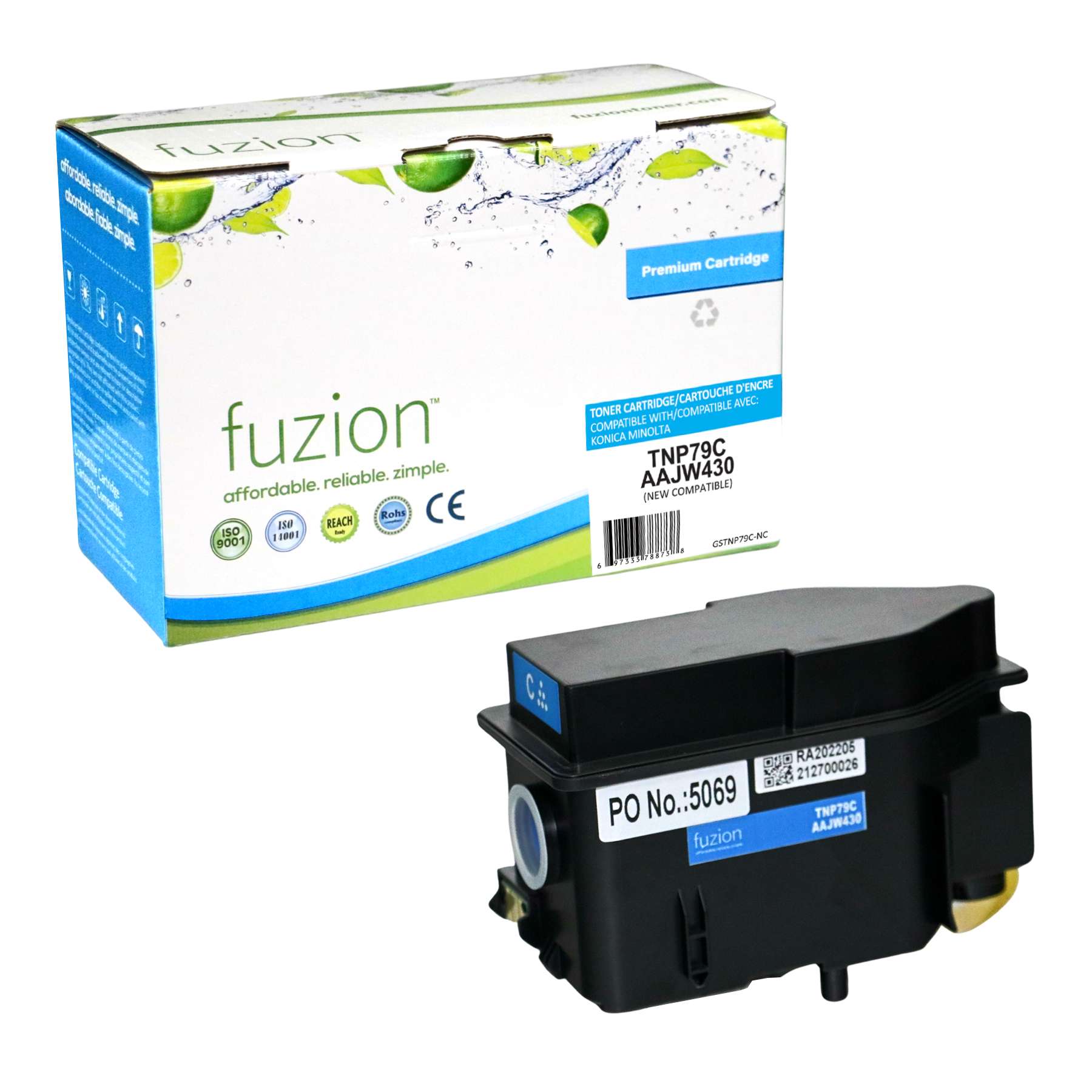Konica Minolta TNP79C Compatible Toner Cartridge 