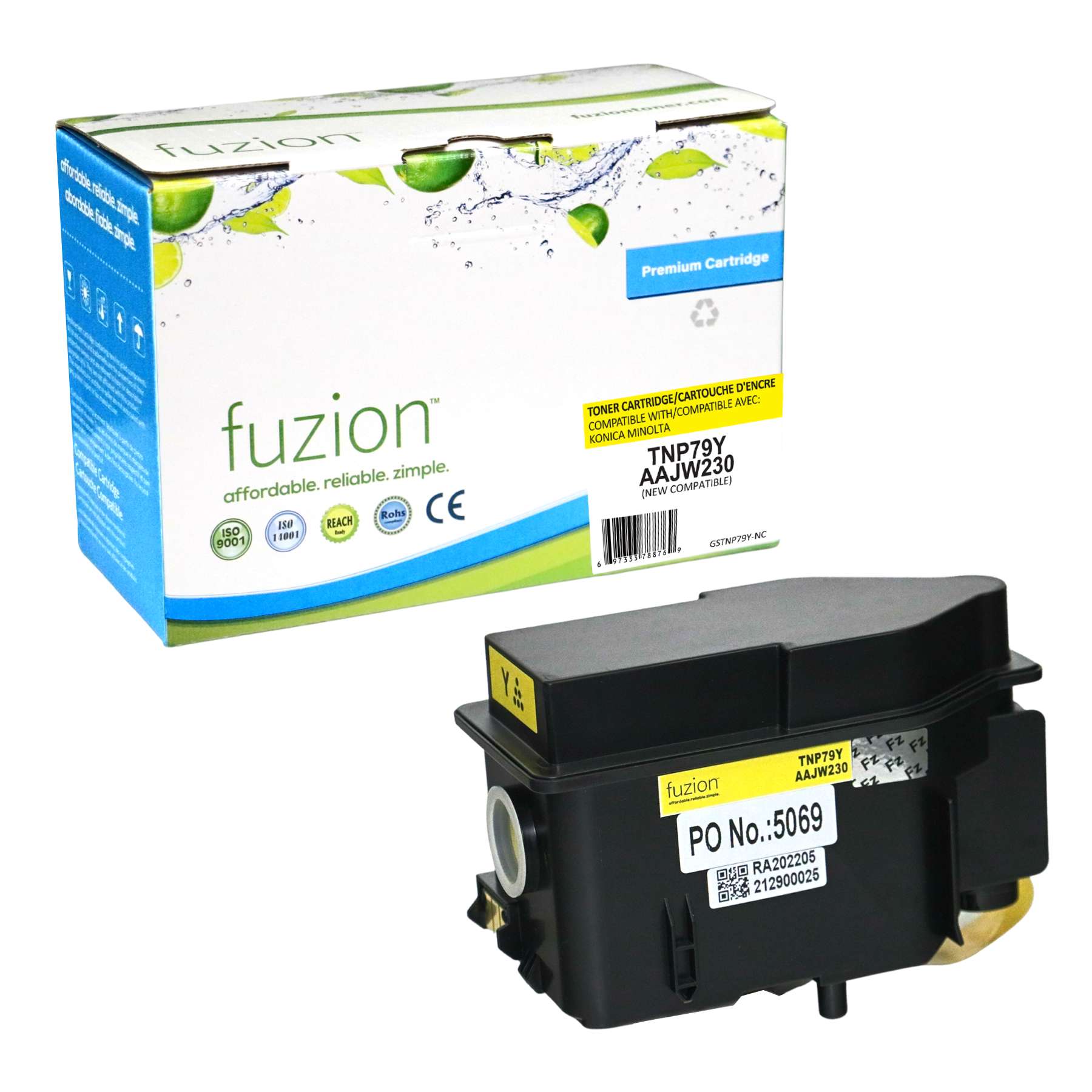 Konica Minolta TNP79Y Compatible Toner Cartridge 