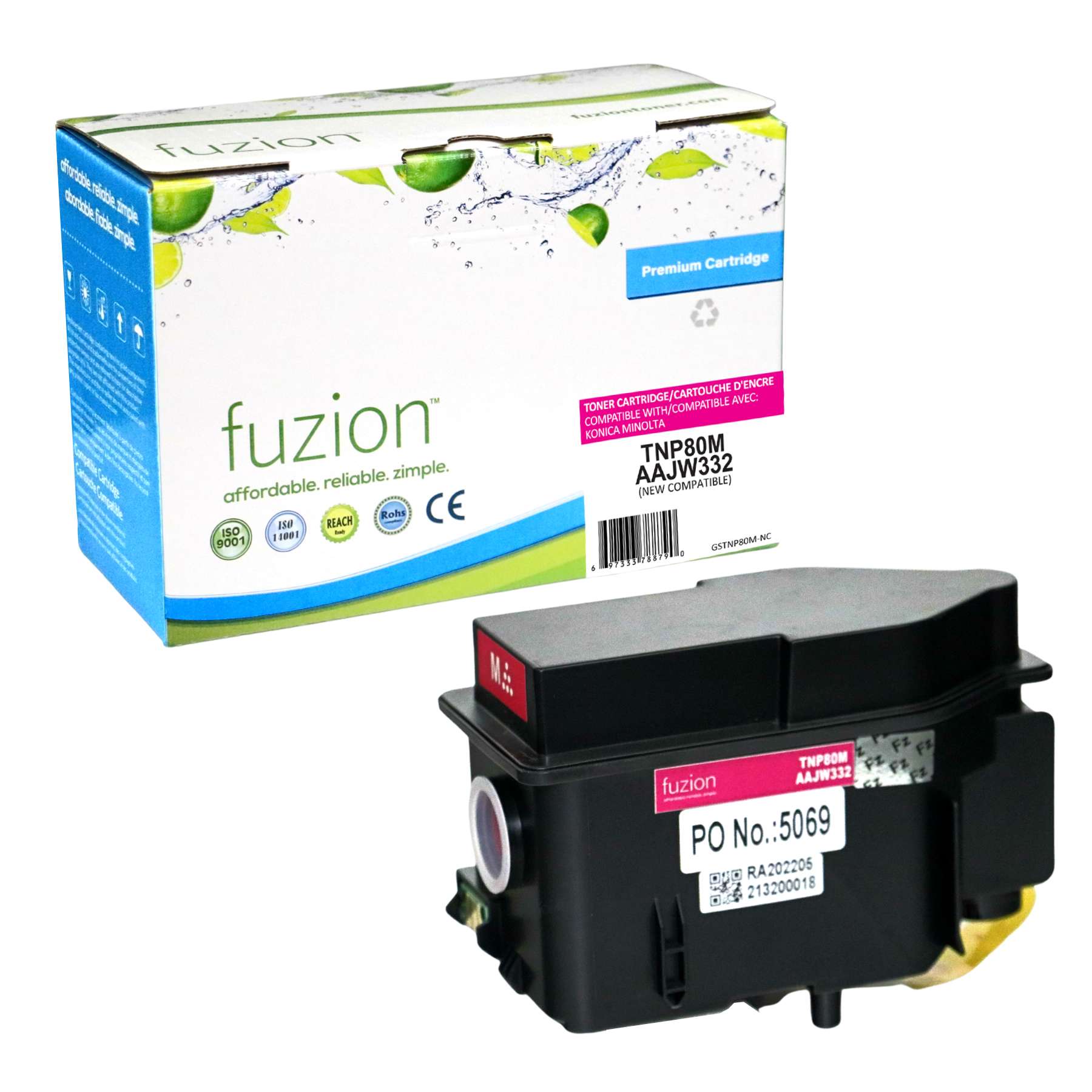 Konica Minolta TNP80M Compatible Toner Cartridge 