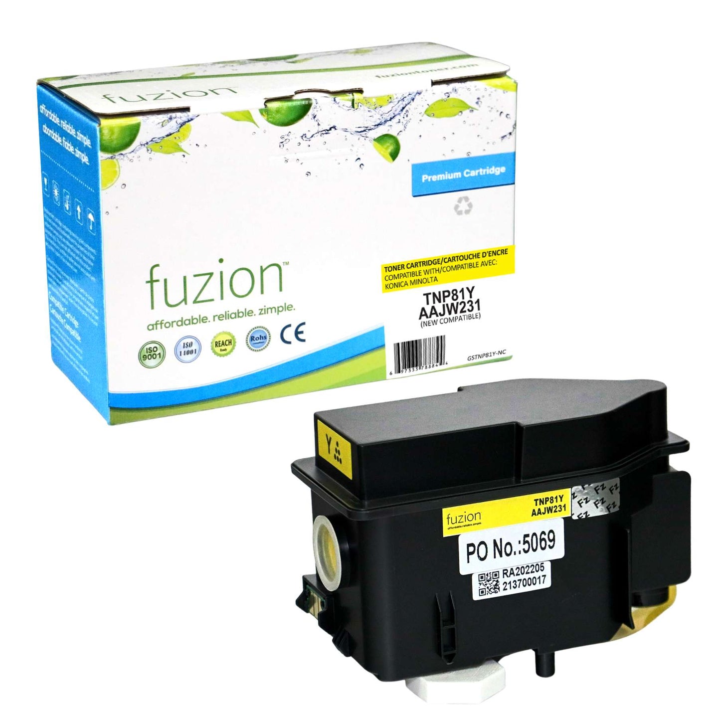 Konica Minolta TNP81Y Compatible Toner Cartridge 
