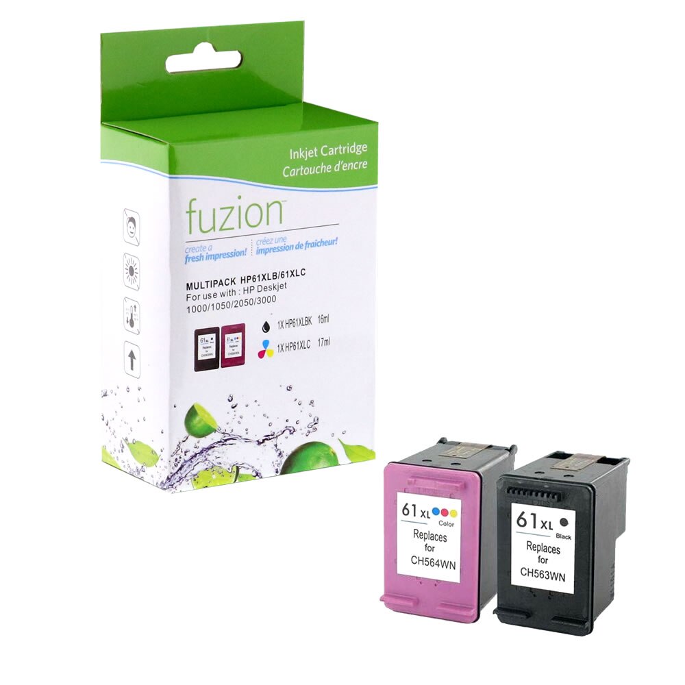 HP #61XL Remanufactured Ink CartridgeSet 