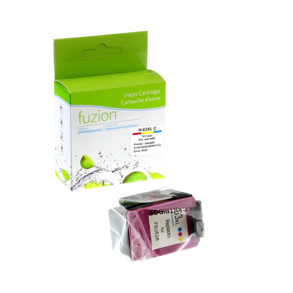 HP #63XL Reman Tri-Colour Ink Cartridge