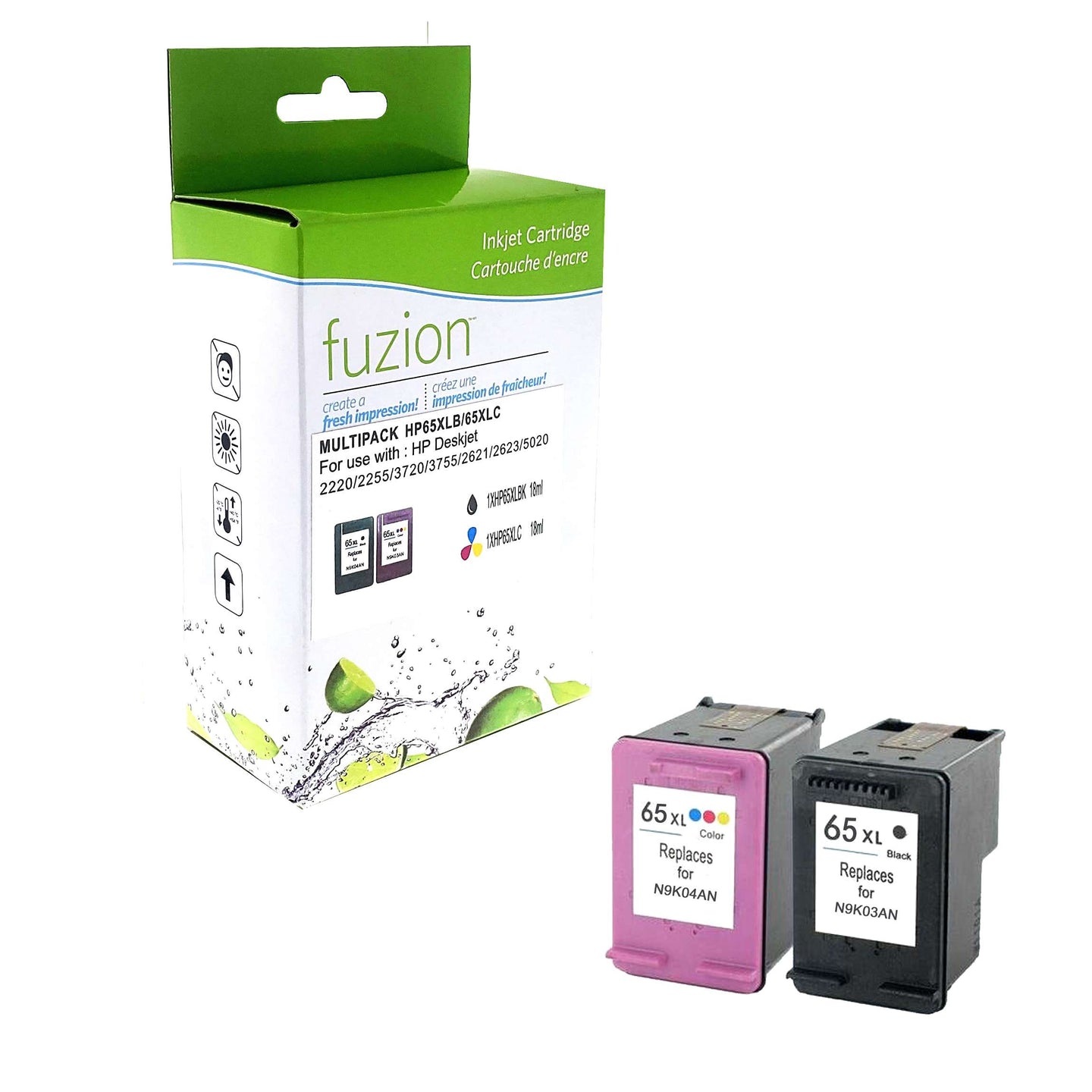 HP #65XL Remanufactured Ink CartridgeSet 