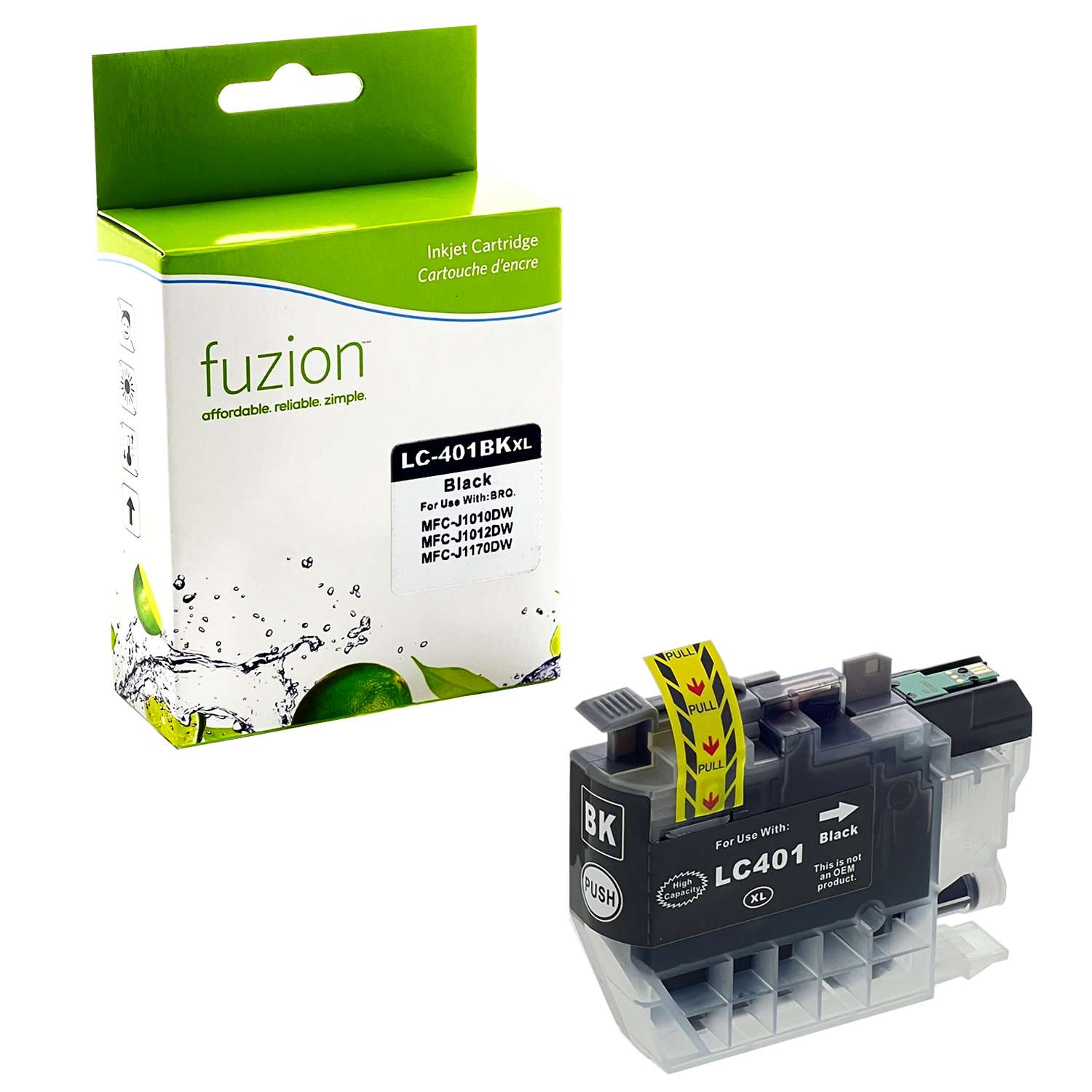 Brother LC401XLBKS Compatible Ink Cartridge