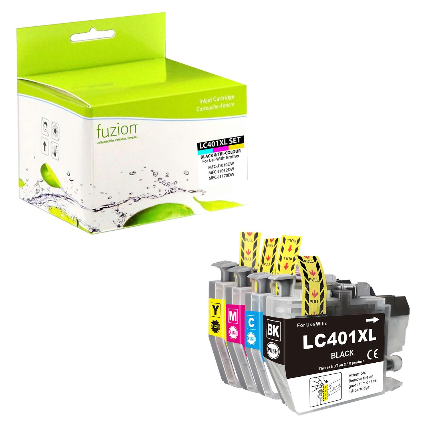 Brother LC401XL Compatible Ink CartridgeSet 