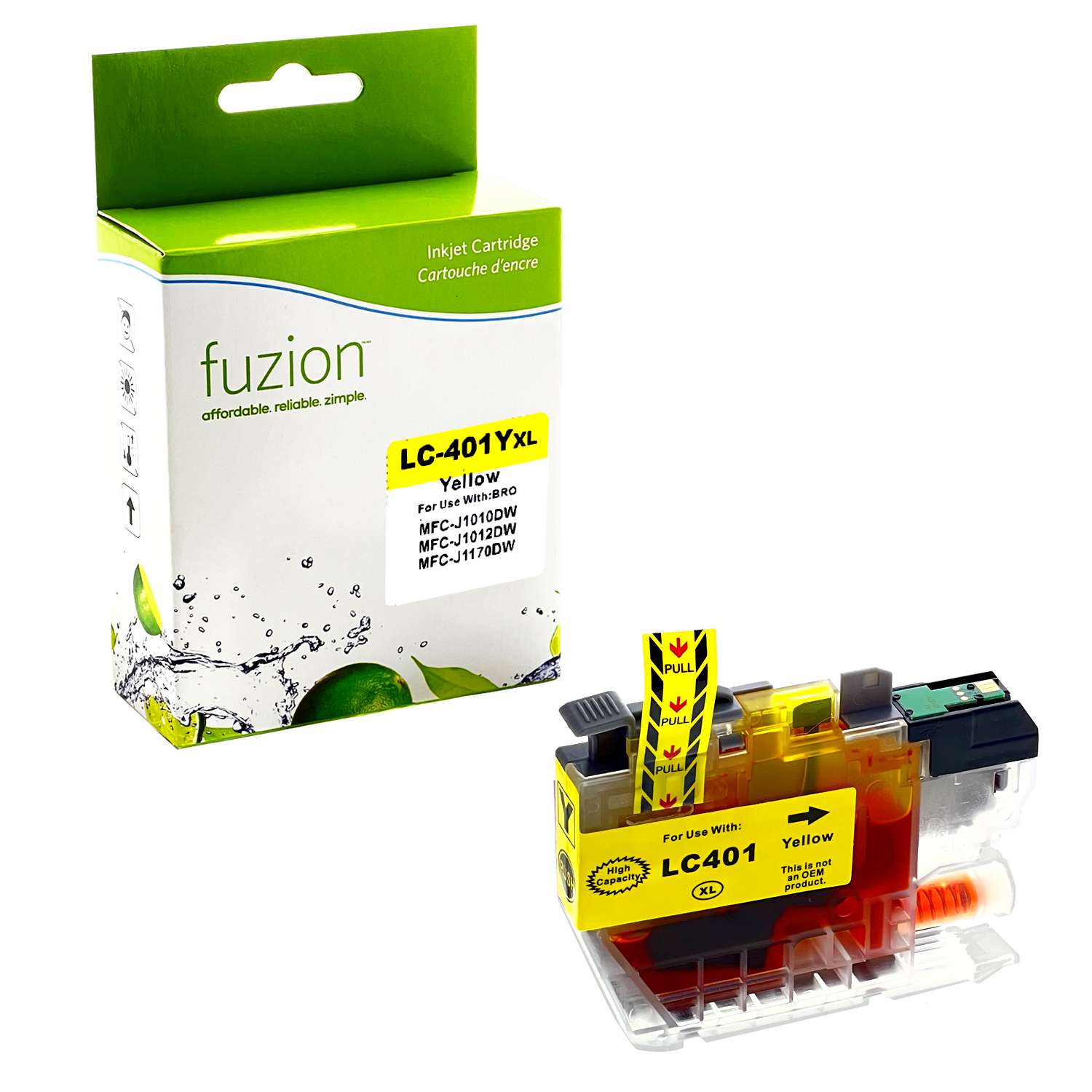 Brother LC401XLYS Compatible Ink Cartridge