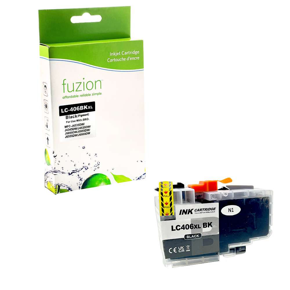Brother LC406XLBKS Compatible Ink Cartridge