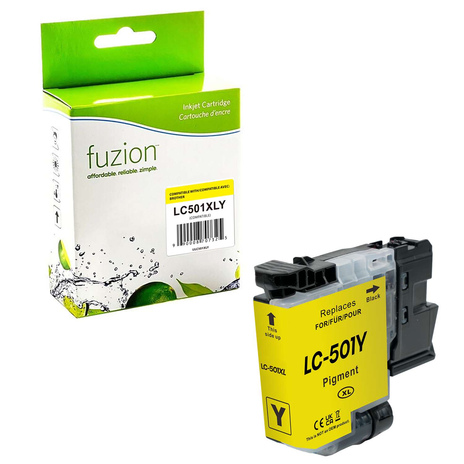Brother LC501XLYS Compatible Ink Cartridge